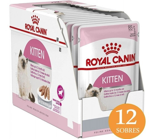 12x Royal Canin Alimento Húmedo Gatito Kitten Pouch 85gr. Np