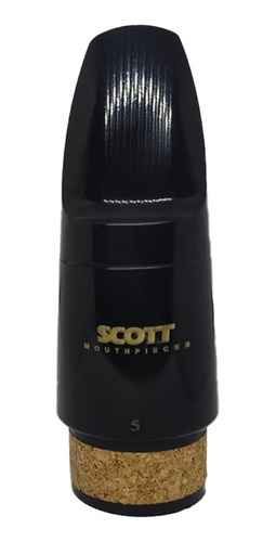 Boquilla Para Clarinete Bajo Scott 5c - Negra