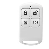 Control Remoto Para Alarmas De Panel 433mhz 4 Botones Blanco