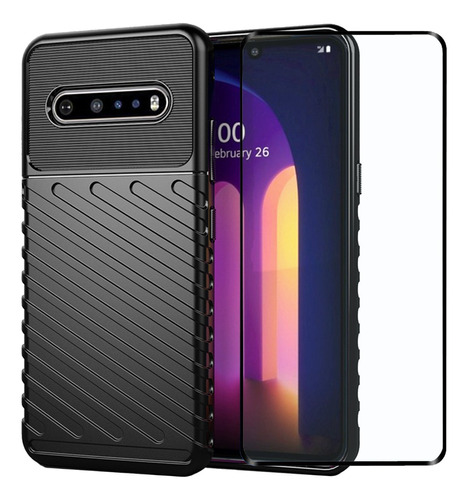 Funda Case Silicona Para LG V60 Thinq + Mica