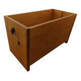 Maceta De Madera Jardinera Vintage Plantas Huerto 64x31cm