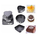 Set 3 Moldes Variados Repostería Queque Torta Antiadherentes