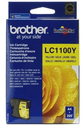 Cartucho Brother Lc1100 Lc-1100 Lc1100y 5890 5895 6490 6890