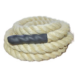 Corda Naval Crossfit Training Sisal Natural 50mm X 35 Metros