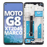 Modulo Para Moto G8 Xt2045 Motorola Pantalla Display Marco