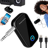 Adaptador 3.5mm De Receptor Coche De Música Bluetooth V5.0