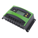 Regulador De Batería Con Pantalla Lcd Solar Controller, 12 V