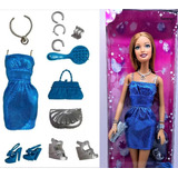Muñeca Barbie Original Summer Glitz Con Accesorios