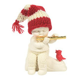 Figura Navideña Snowbabies Ángeles Con Cardenales