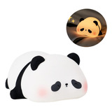 Luz Nocturna Panda De Silicona Para Mesita De Noche