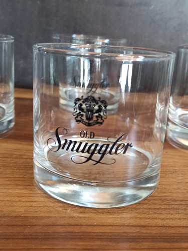 Vaso De Whisky Publicidad Old Smuggler