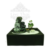 Fuente De Agua Con Jardin Zen Buda 22cm Deco Armonia Zn Ct