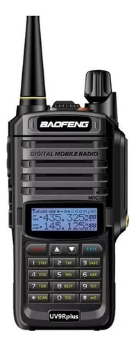 Baofeng Radio Bf-uv9r Plus Uhf Con Manos Libres Profesional Bandas De Frecuencia Vhf/uhf Color Negro