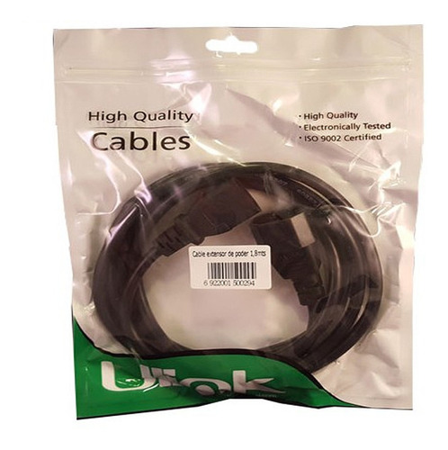 3 Cables De Poder Alargador De Corriente De 1.8 Mts