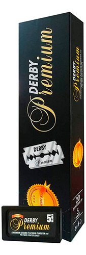 Hojas De Afeitar Derby Premium 100 Unidades