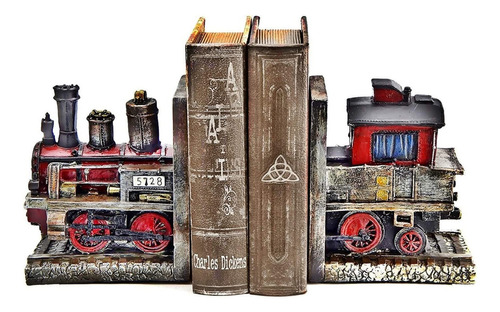 Sujeta Libros De Tren Locomotora Motor Industrial 6 Pulgadas