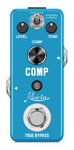Compresor De Guitarra Rowin Lef-333 Efecto De Composición De