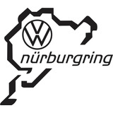 Calco Nurburgring Volkswagen Plotter Vinilo Sticker