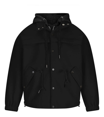 Chaqueta Cortavientos Casual Para Hombre, Casual, Lisa, Con