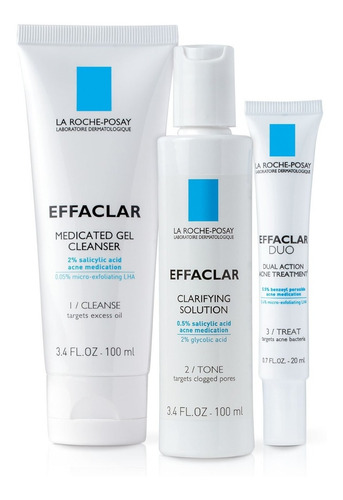 La Roche-posay Effaclar-tratamiento Dermatológico En 3 Pasos