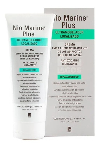 Nio Marine Plus Ultramodelador Anti Celulitis Crema 200gr