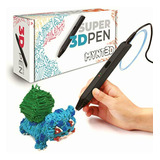 Super 3d Pen, 1,75 Mm Abs Y Pla Compatible Con Bolígrafo