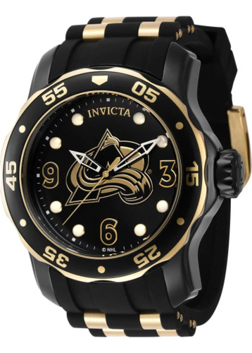 Reloj Invicta Nhl Colorado Avalanche Para Hombre Con Esfera