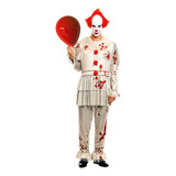 Disfraz Payaso Asesino It Pennywise Adulto+mascara Halloween