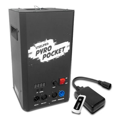Maquina De Fuego Profesional Pocket Dmx Lanza Llama Steelpro | Envío gratis