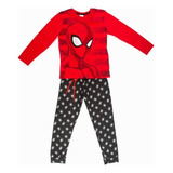 Pijama Niño Spiderman Mask Rojo Marvel Tbc