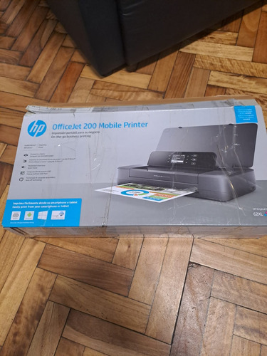 Impresora Portátil A Color Hp Officejet 200 Con Wifi Negra