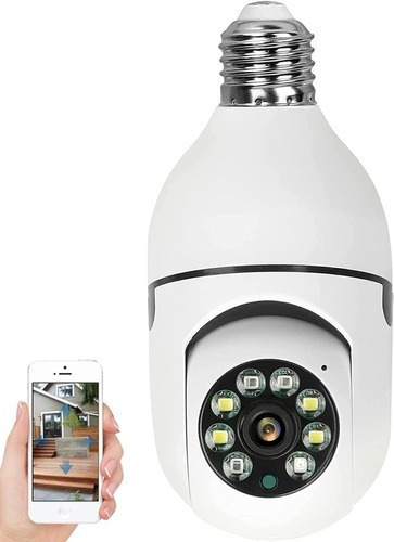 Câmera Ip Giratória Lâmpada Wifi 1080p - Blulory A Melhor