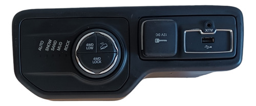 Moldura C/ Botão Tração/tomada 12v/usb Jeep Renegade 2020/21