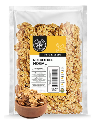 Nuez Del Nogal O Castilla X250g 1/2 Lib - Kg a $108