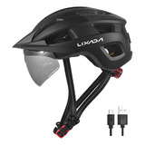 Casco De Seguridad Para Bicicleta, Luz Ajustable Y