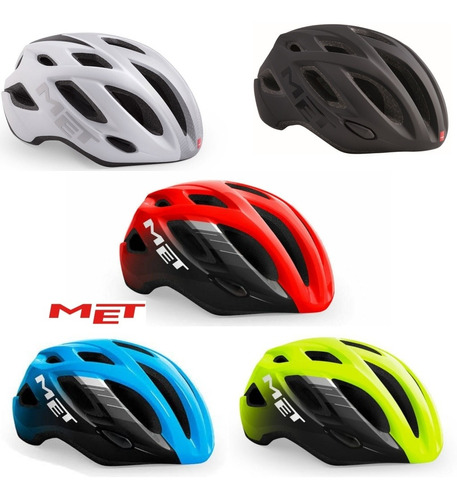 Casco Bicicleta Met Idolo Luz Original Ciclismo Ruta Mtb