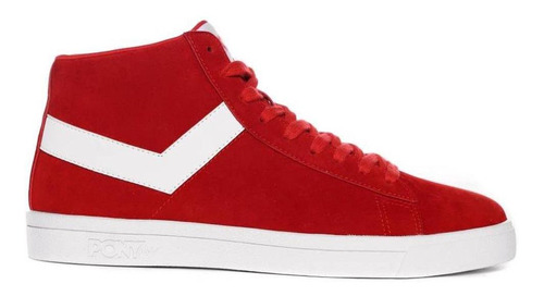 Tenis Pony Top Star Poppy Red Hi Unisex Retro Clasicos Mid