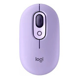 Mouse Logitech Pop Inalambrico-bluetooth Morado