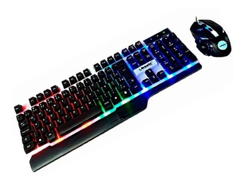 Teclado Gamer Silencioso Slim Abnt2 Barato Com Led Português