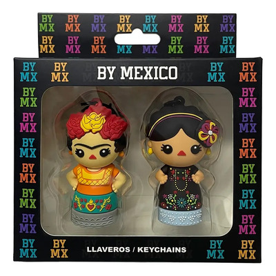 Dúo Llavero 3d Floreada Y Carmen Chu Accesorio By Mexico | MercadoLibre
