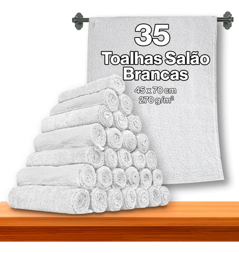 Kit 35 - Toalhas De Rosto Para Salão - Paris- Promoção