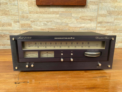 Tuner Marantz 2100 Versión Negra Multivotaje. Sansui Pioneer