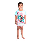 Pijama Algodón Minnie Caffarena Talla 6 Color Rosa 01977