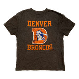 Playera T Shirt Denver Broncos Escudo Retro Niño Nfl 