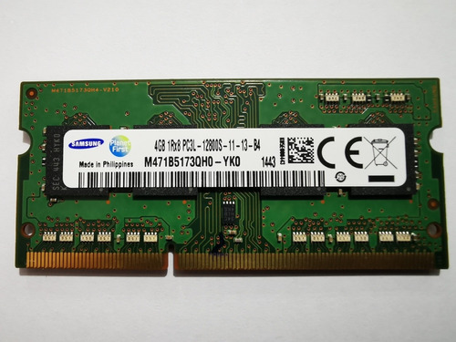 Memoria Ram 4gb Samsung Pc3l-12800s M471b5173qh0-yk0