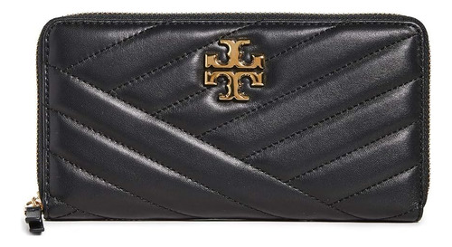 Tory Burch Kira Chevron Zip Continental Wallet Para Mujer, N