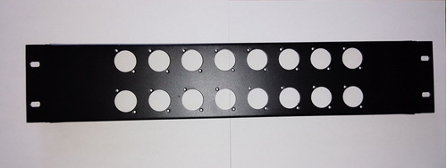  Chasis  Placa Para Speakon De 16 Conectores