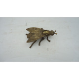 Cenicero Mosca Bronce Antiguo