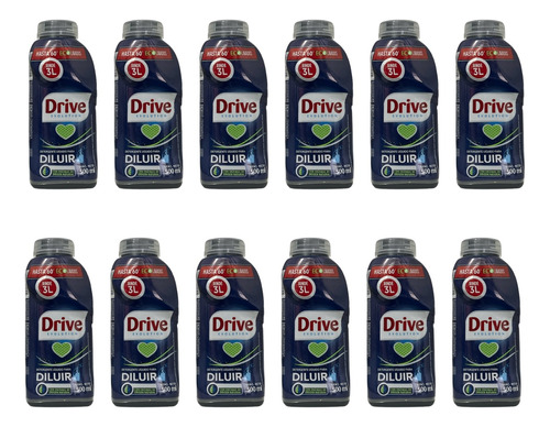 Drive Detergente  Evolution 60 Lavados Pack 12 Envio Gratis 