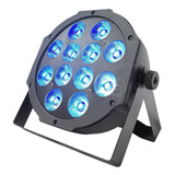 Canhao Refletor Par Led 12x12w Rgbw Slim Quadriled Dj Festas